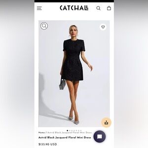 Elegant Black Mini Dress